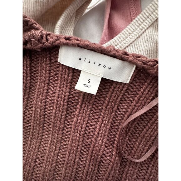 All Row cardigan shrug ribbed Small - Picture 3 of 5